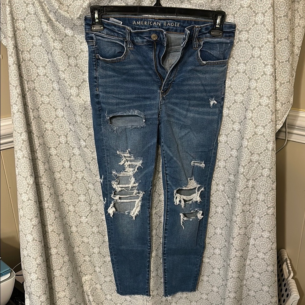 American Eagle Outfitters Blue Skinny Jeans